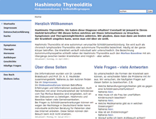 Tablet Screenshot of hashimotothyreoiditis.de